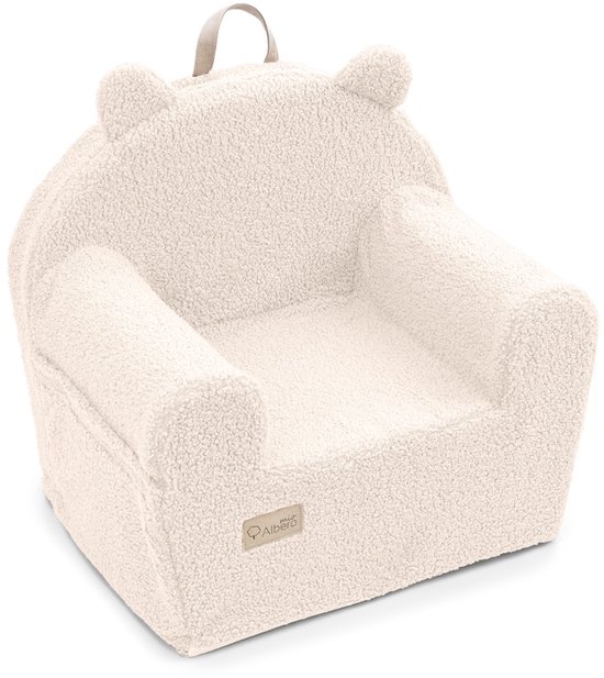 Albero Mio Teddy Boucle Vanille Kinderfauteuil - Kindersofa - Kinder Fauteuil - Kinderfauteuils - Peuterstoeltje van Albero Mio — afbeelding 5