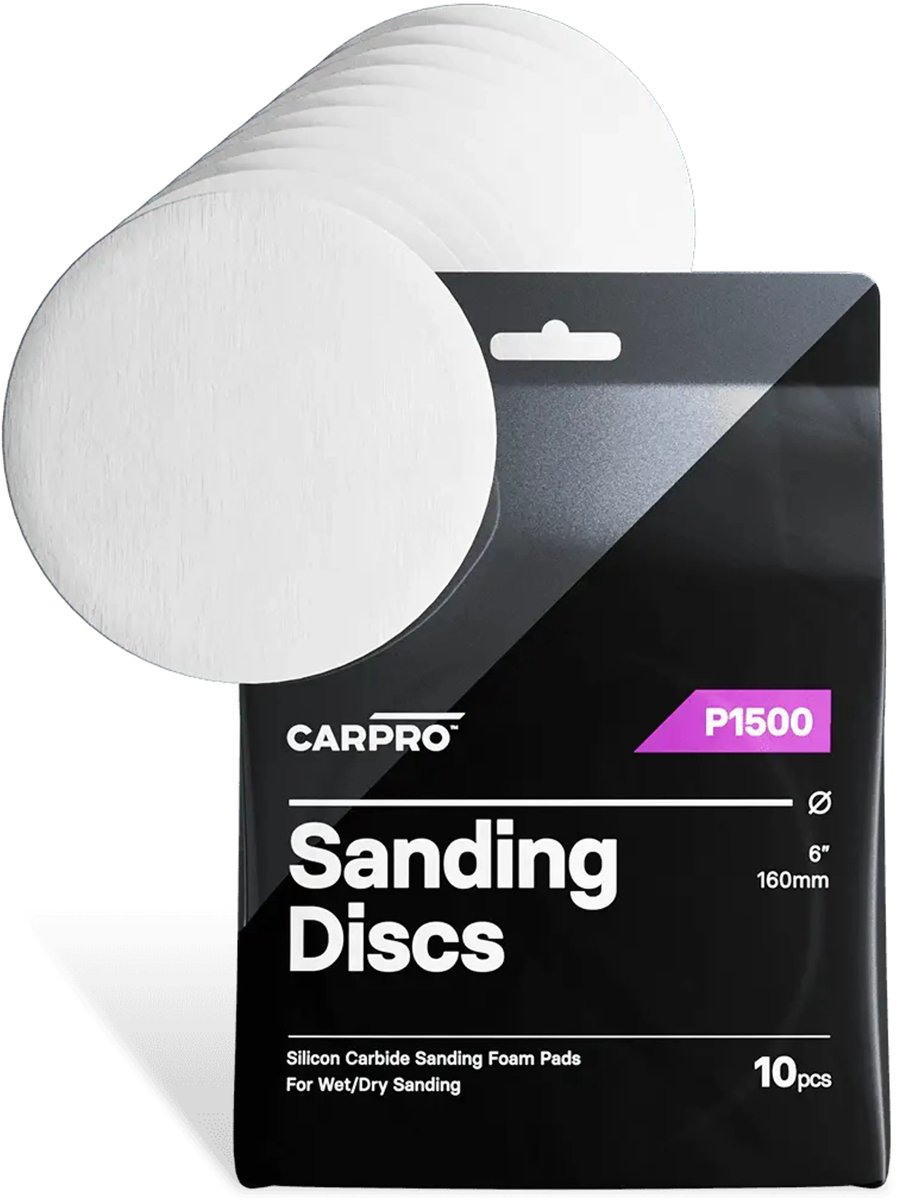 CarPro SiC P1500 Sanding Discs 80mm - 10 stuks