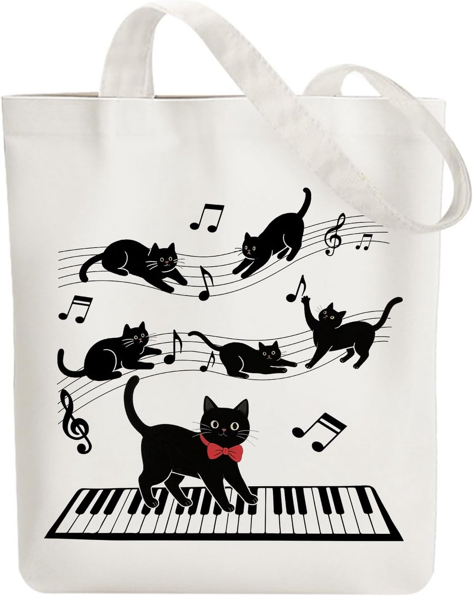 Herbruikbare Canvas Tote Bag met Ritszakken - Duurzaam en Opvouwbaar