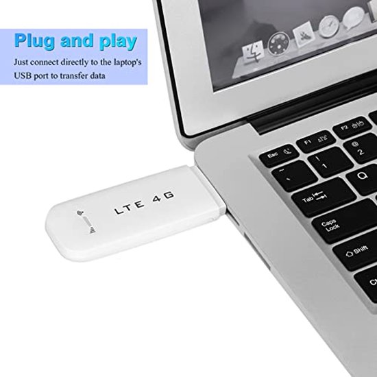 Chiavetta 4G LTE Con Hotspot WiFi – Router USB Portatile Fino A 100 Mbps, Supporto SIM Interna/esterna