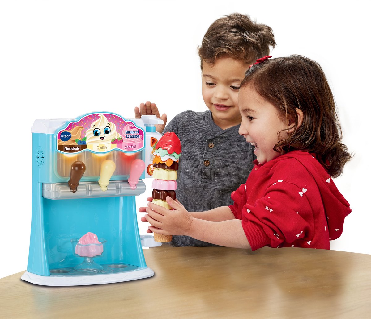 VTech Smulpret Ijssalon - Educatief Speelgoed - Stimuleert Creativiteit - Speelgoed vanaf 2 Jaar — cadeau in Spellen & Speelgoed - foto 5