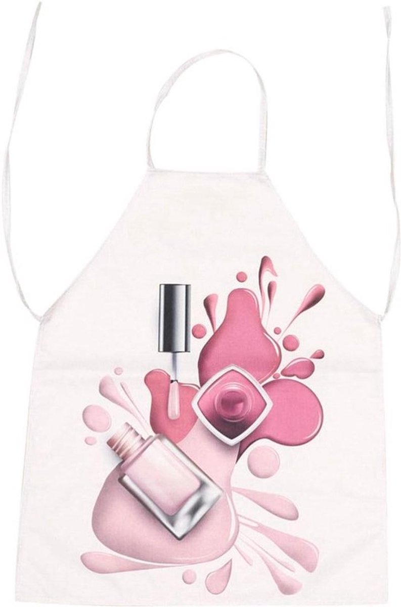 Jute katoenen schort voor nail art, keuken, kelner, barbecue BBQ