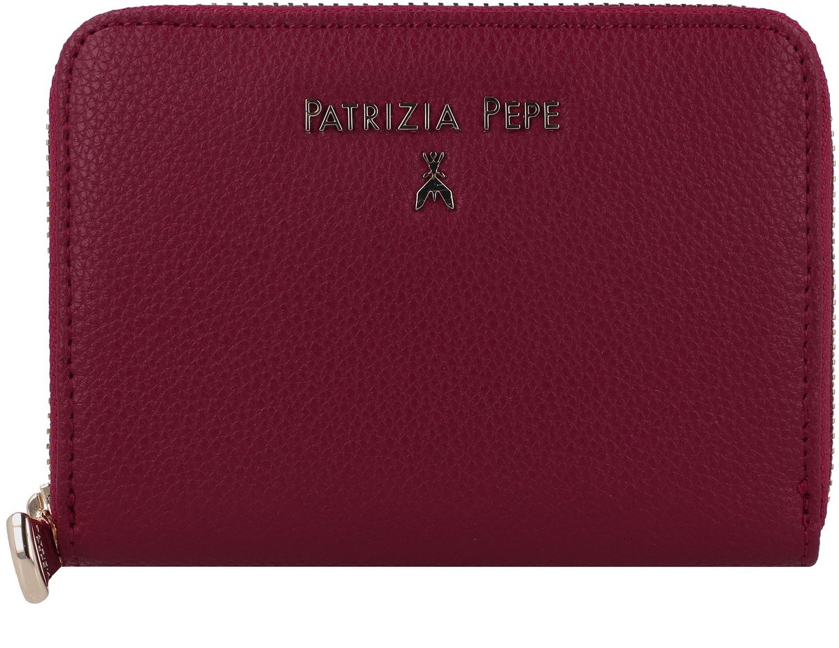 Patrizia Pepe Lederen portefeuille 12 cm - Dames - Horizontaal - clash red