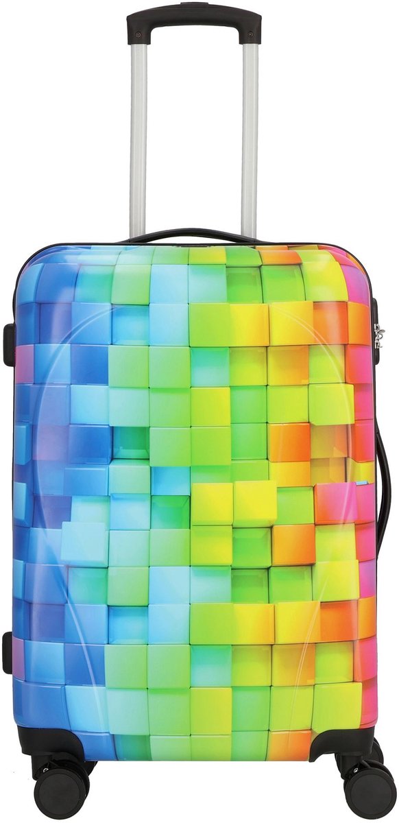 NOWI Santa Cruz de Tenerife 4 wielen Trolley M 68 cm - Harde bagage - Combinatieslot - bunt