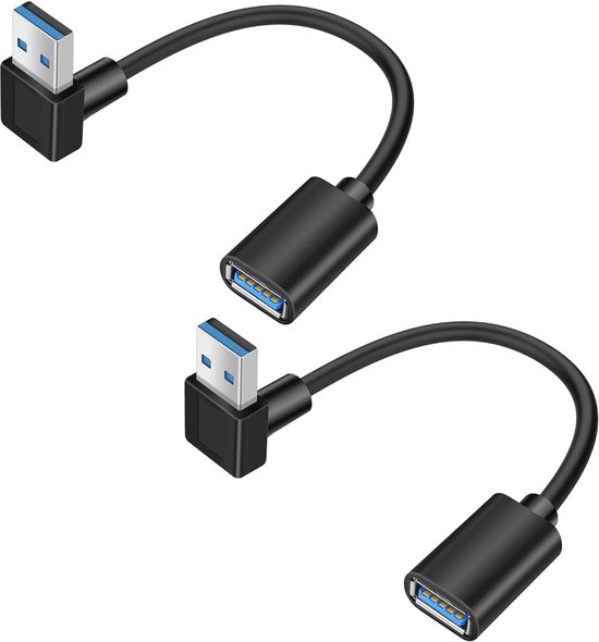 5,5 x 2,1 mm, YACSEJAO DC-verlengkabel, 12 V DC-hoek-spiraalvoeding, verlengkabel voor CCTV-bewakingscamera's, IP-netwerkcamera's, DVR's en andere apparaten