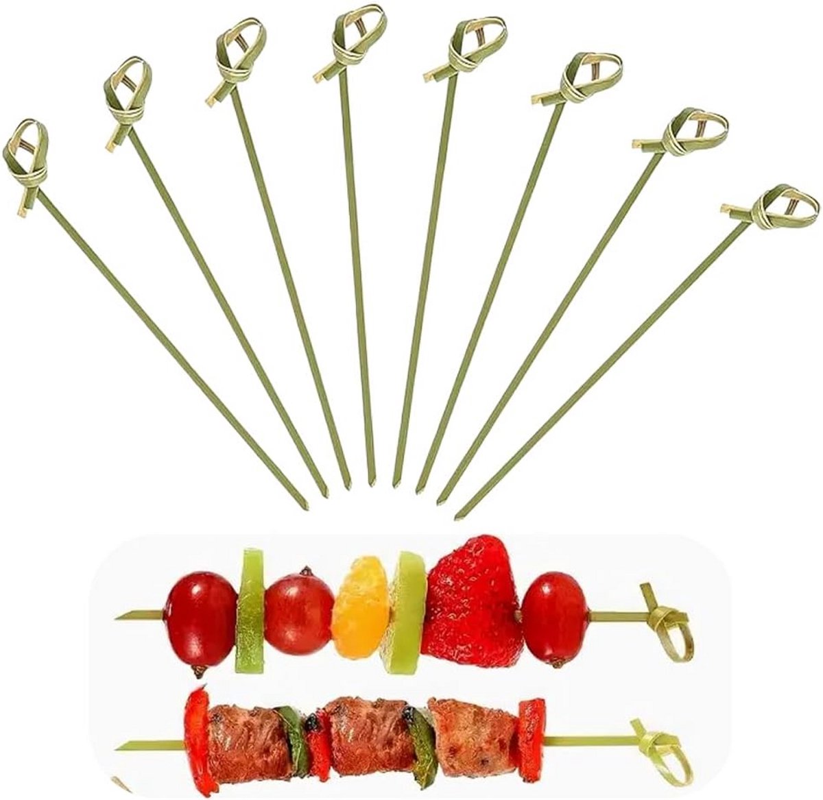 Bamboo Cocktail Picks 10cm Pack of 100