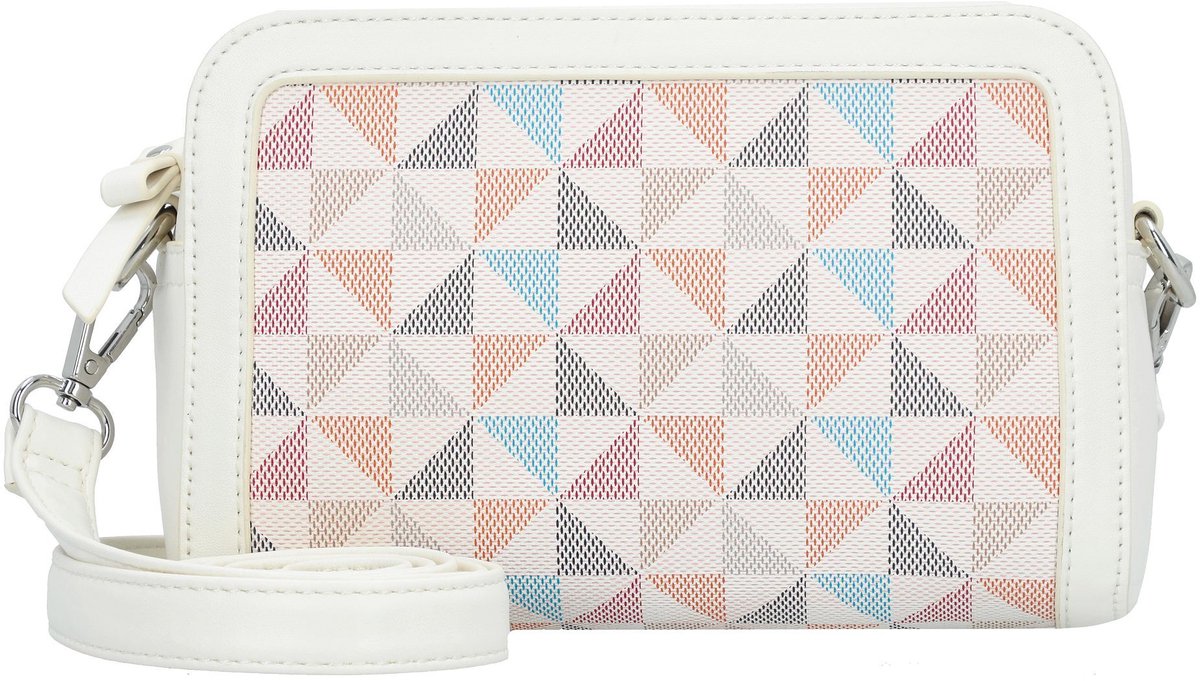 Gabor Schoudertas Meria Camera Bag Printed Rose Crème