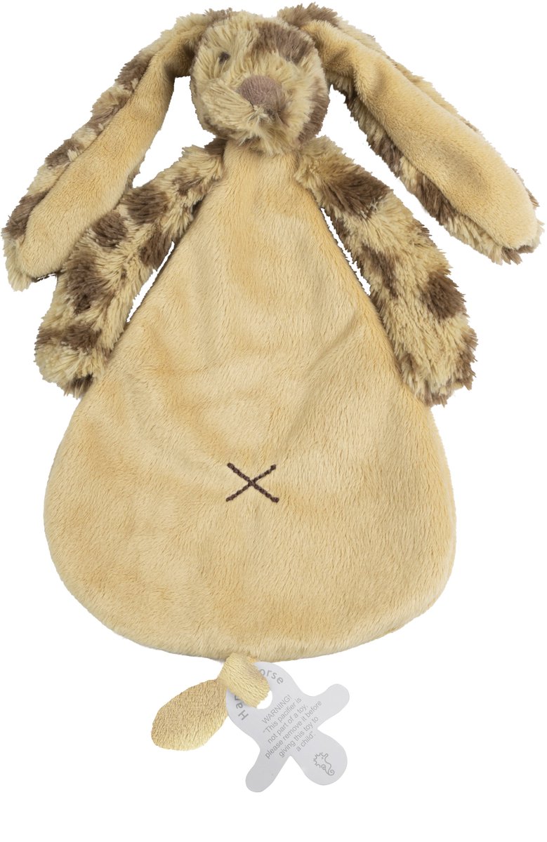 Happy Horse Konijn Richie Knuffeldoekje - Happy Jubilee (beige/bruin) - Baby cadeau — afbeelding 2