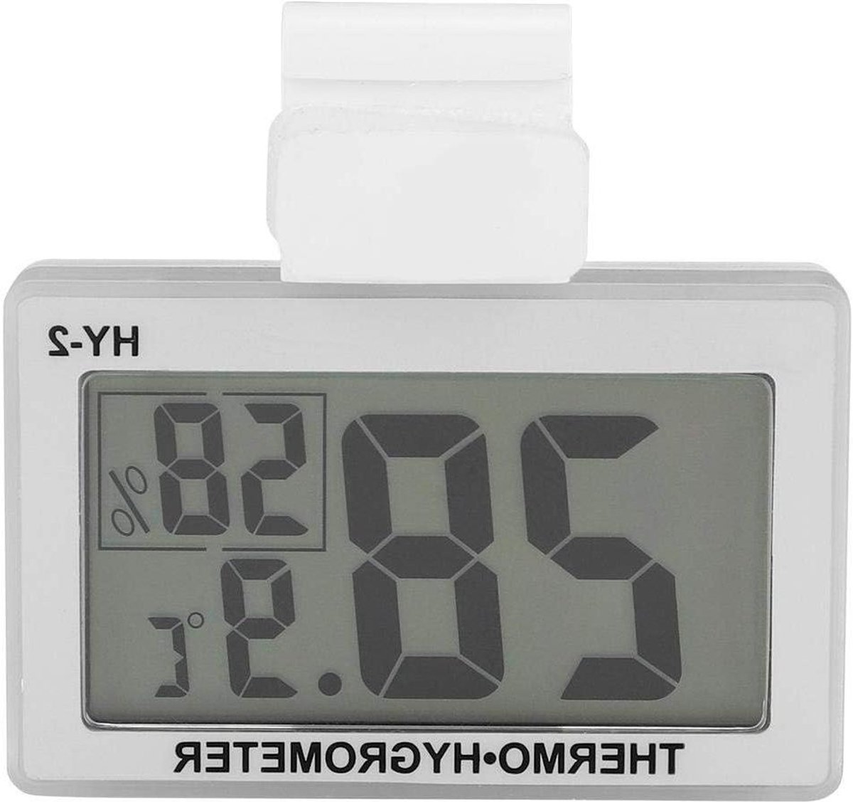 Hygrometer thermometer met LCD-display en achtergrondverlichting voor diepvriezer en koelkast, waterbestendige digitale monitor.