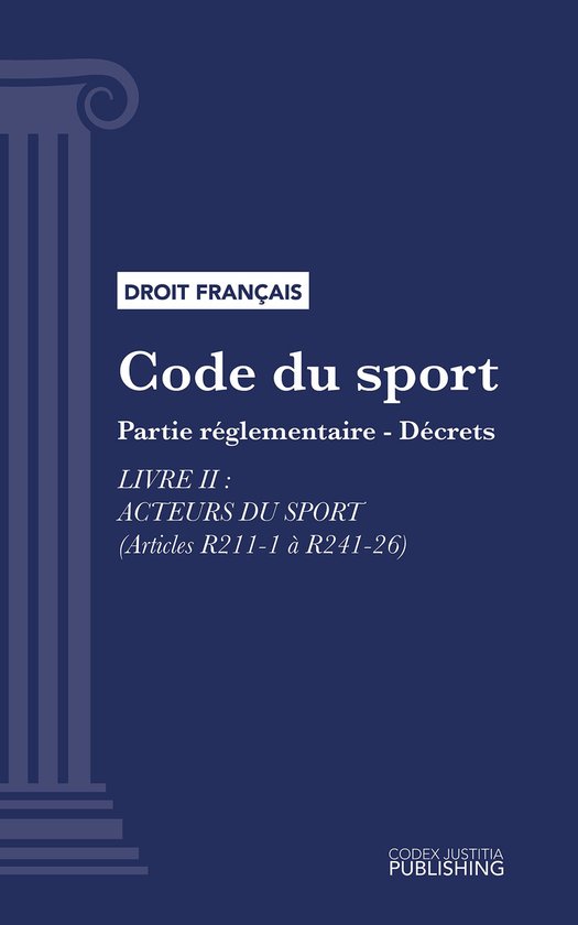 Code du sport - cover