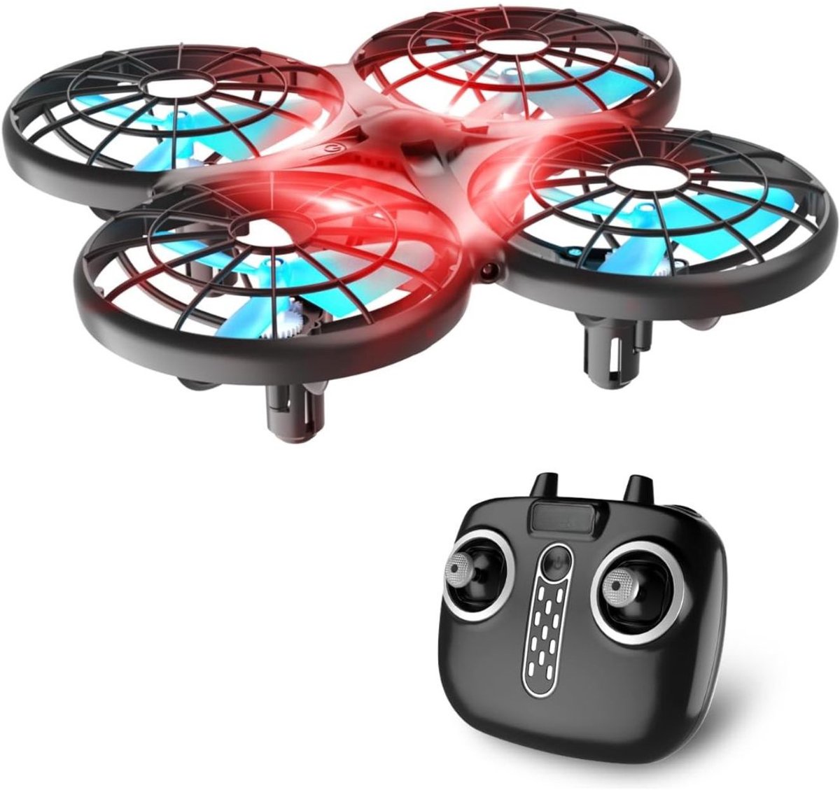 SCH® Drone voor Kinderen - Drone - Blauw- 14cm x 14cm x 5cm