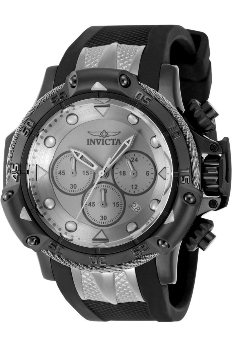 Invicta Subaqua 48438 Heren Horloge - Waterdicht - Analoog - Quartz Uurwerk - Roestvrij Staal met Grijze Wijzerplaat - 57mm