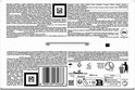 Arrière de l'emballage des lingettes Pampers Sensitive avec informations produit et liste d'ingrédients.