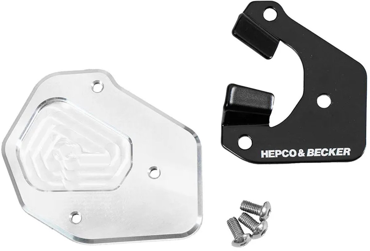 Hepco Becker Bmw R 12/s 24-25 Zijstandaard Verlenging Zilver