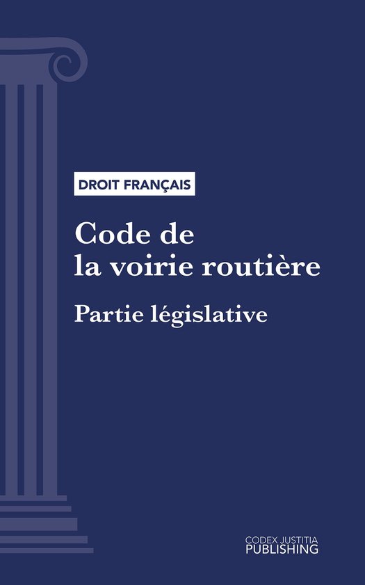 Code de la voirie routière - cover