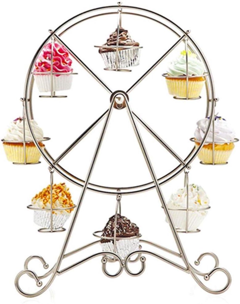 Roterende Dessert Houder, Cupcake Stand voor Verjaardagsfeestje en Bruiloft
