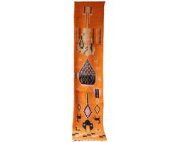 AFK Living - Marokkaans berber tapijt pure wol 77 x 375 cm
