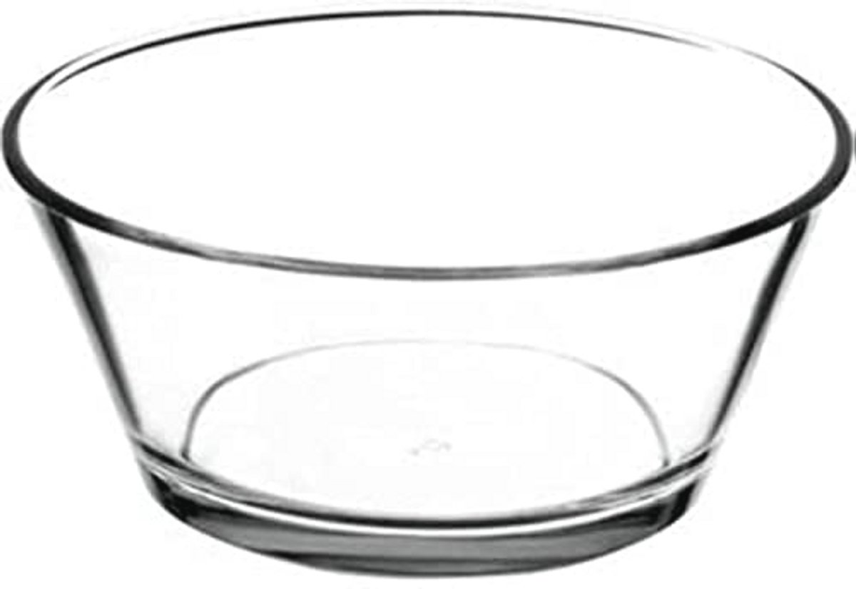 Transparante dessertschalen van glas - 6 stuks - 125 mm - 12,7 cm
