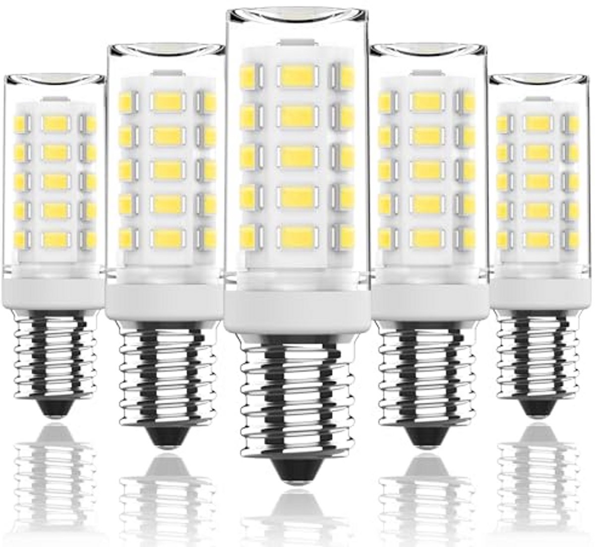 E14 LED Lamp 3W 350lm Koudwit 6000K - Vervanging voor Gloeilampen en Halogeenlampen - Set van 5