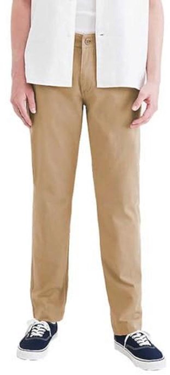 Heren Casual Chinos met Smart 360 Flex in Khaki