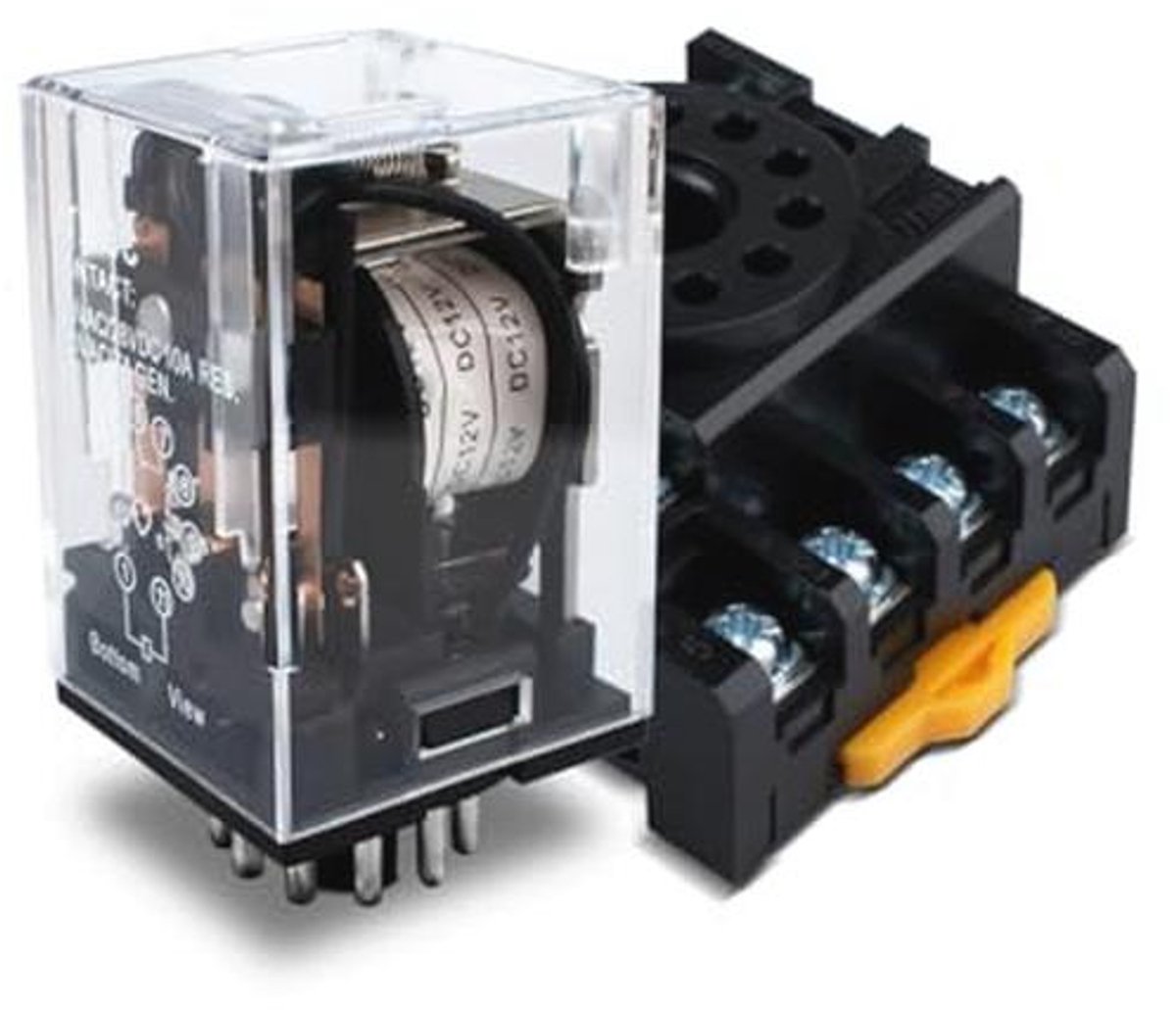 DC 12V Elektromagnetisch Power Relais met 11 Pin 10A Spoel Relais