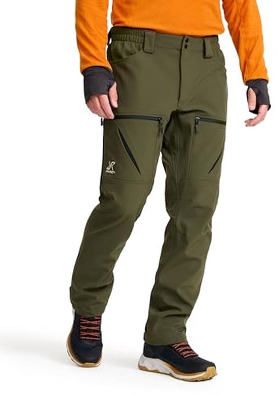 Heren Softshell Broeken voor Hiking, Ademend en Waterbestendig Outdoor Kleding