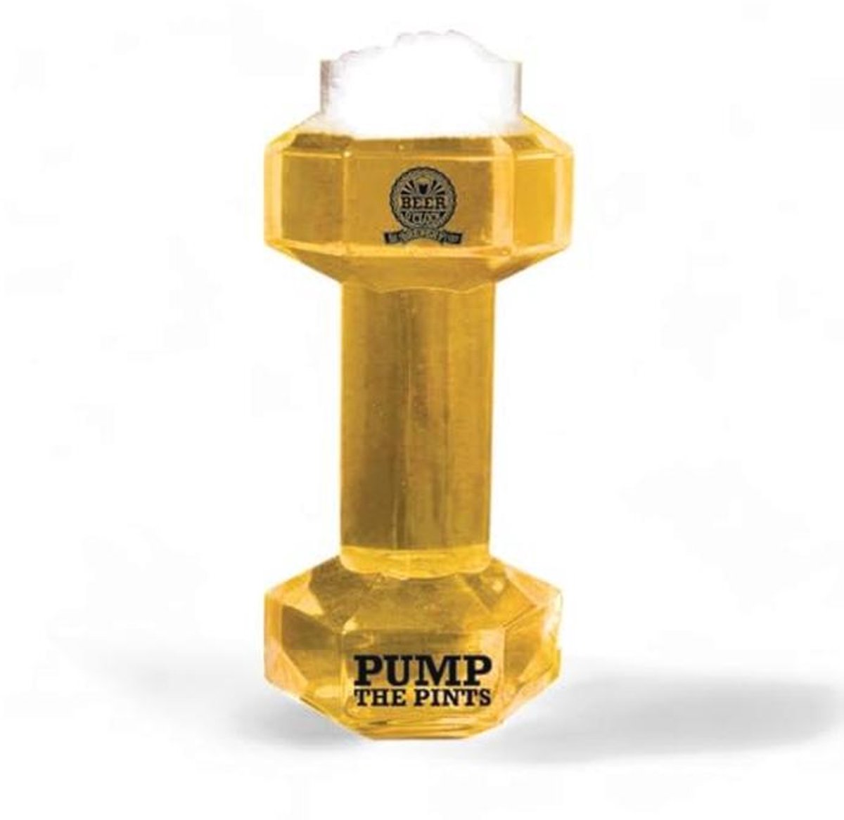 Halter Bierglas - Uniek Bierglas Voor Fitnessliefhebbers - 650 ml
