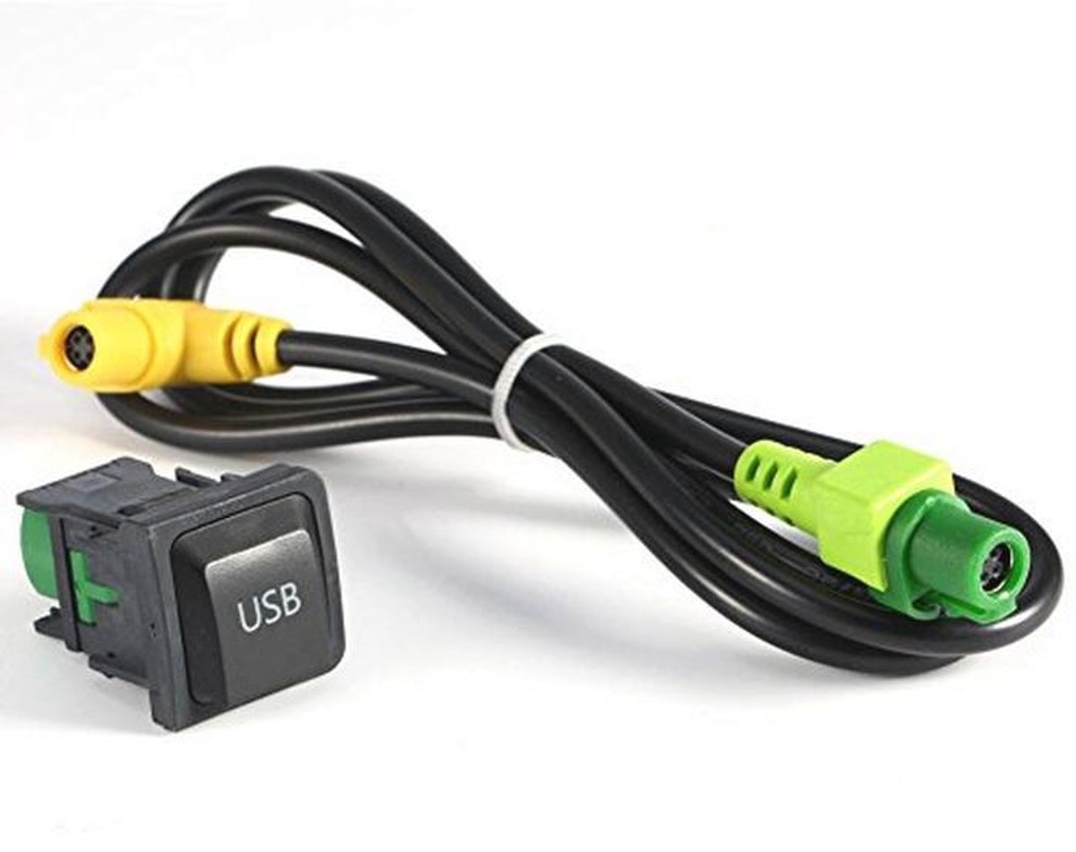 USB-verlenging-inline wipschakelaar 100 cm - Geschikt voor RCD510 RNS315 MK6 MK5