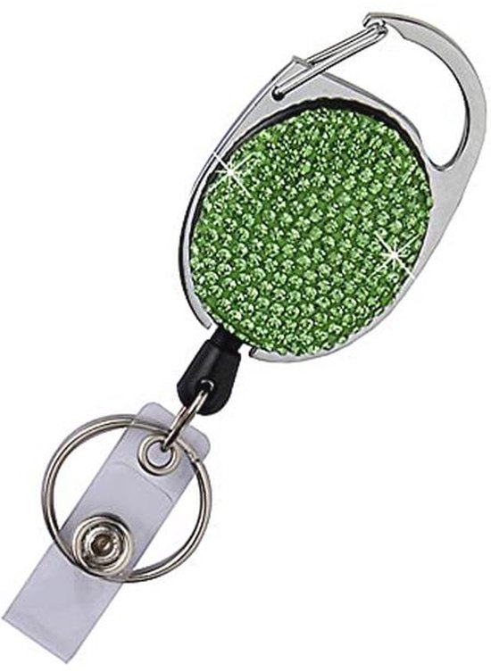 Strass Bling Badge Houder Ketting Lanyard Met
