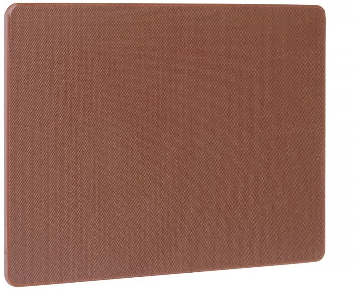 HENDI Snijplank - HACCP - LDPE - Bruin - 450x300 mm - Vaatwasbestendig