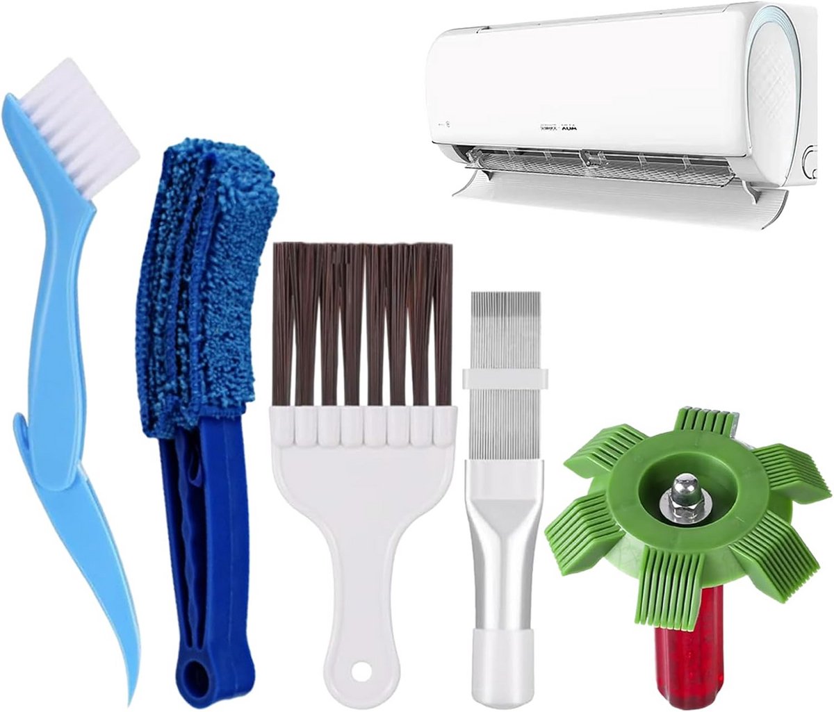5-Delige Set Vinnenreiniger voor Airconditioning en Radiator