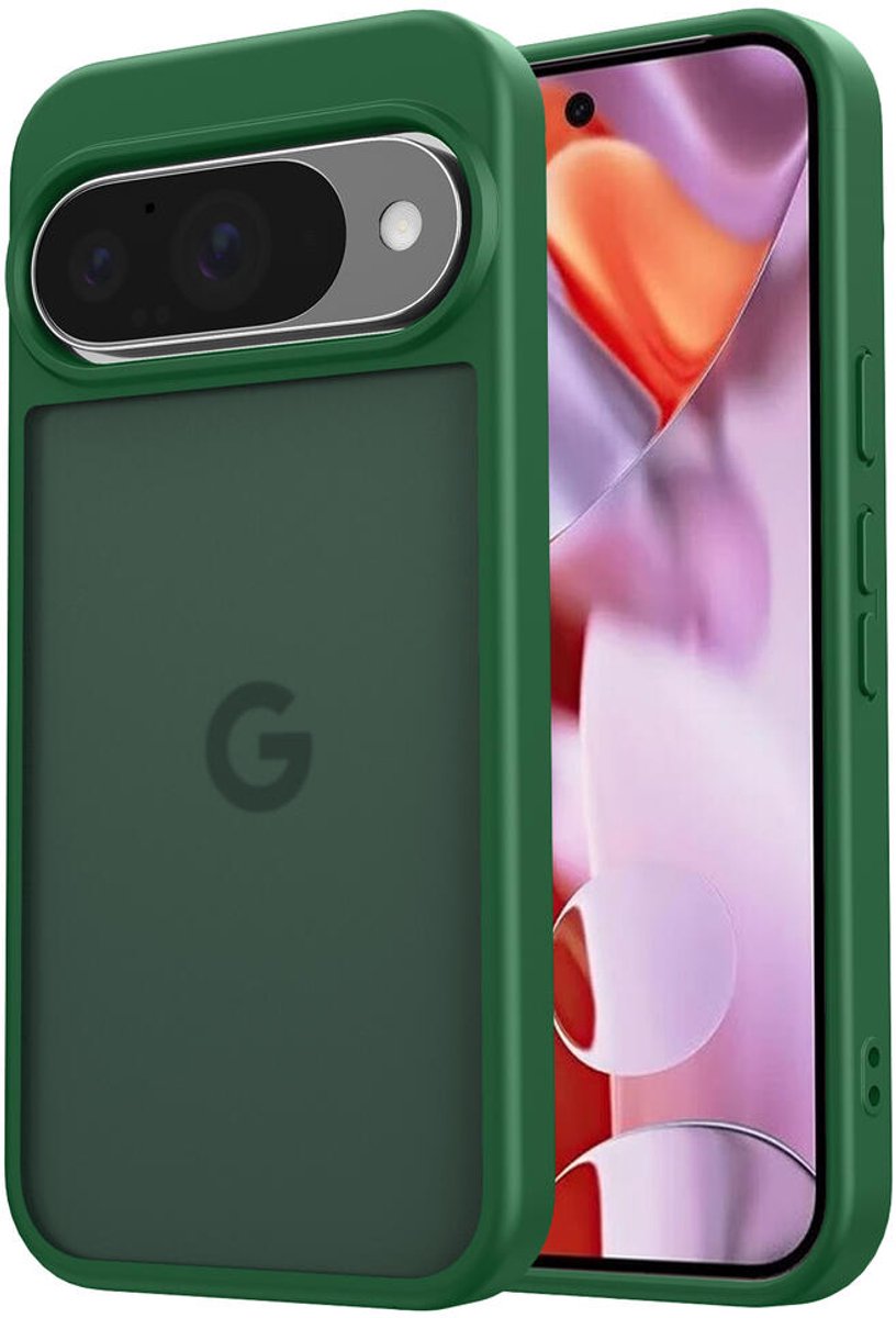 Hoesje Geschikt voor Google Pixel 10 / 10 Pro - Matte Back Cover - Groen