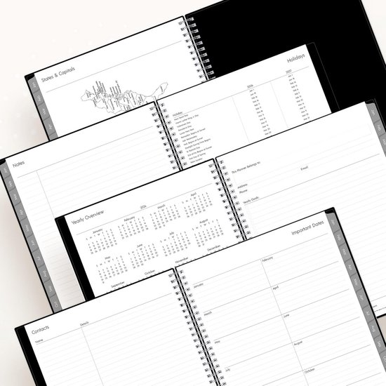 AGENDA DE POCHE 2024 Calendrier 2024, Agenda Hebdomadaire et Mensuel