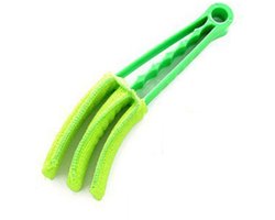 Gadgetpoint - Lamellen Reiniger - Luxaflex Borstel - Jaloezie Stoffer - Groen