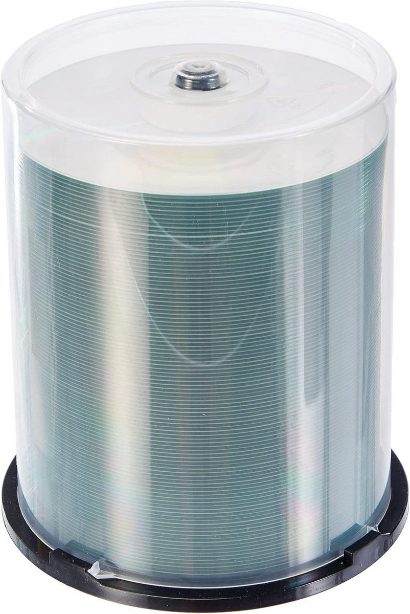 CD-R 700MB - 80min - 52x schrijfsnelheid - Volledig bedrukbaar, 100 stuks