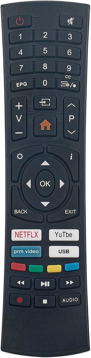 Universele Afstandsbediening voor OK., Engel, Selecline en Qilive Televisies
