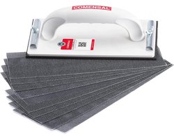 Professionele Handschuurmachine Set voor Rigips - Handgereedschap voor Schuren en Gladmaken - Met Metalen Klemgreep en Schuurrooster - Geschikt voor Bouw en Renovatie