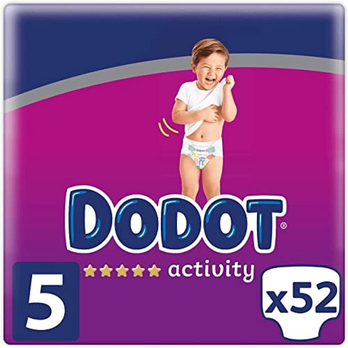 Activiteiten Luiers Maat 5 - 52 Stuks - Optimale Pasvorm en Absorptie