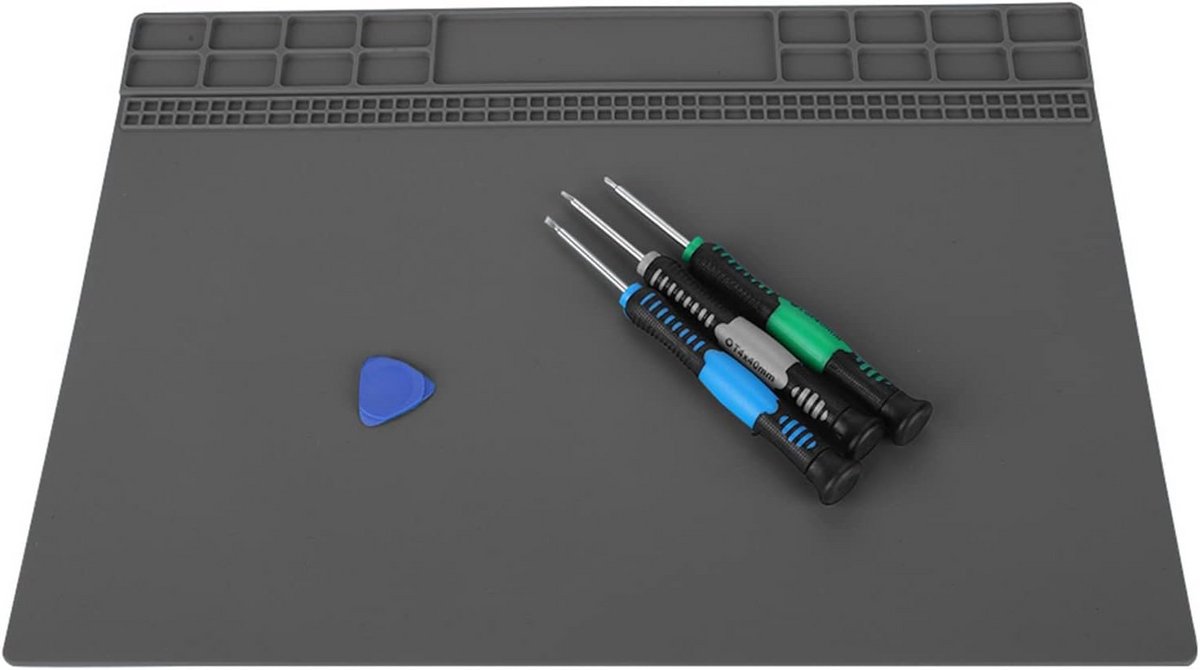 Magnetische Soldeermat 350x250mm - Hittebestendige Reparatie Werkmat voor Elektronica