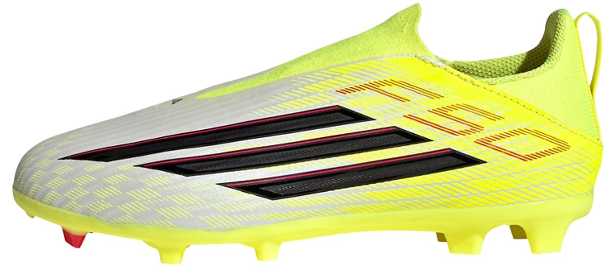 Adidas Performance F50 League Laceless Firm Ground / Multi Ground Voetbalschoenen Kids - Kinderen - Geel