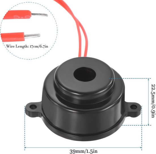 Elektronische Zoemer 220 V - Sirene Alarm voor Buiten - 80 dB — afbeelding 3