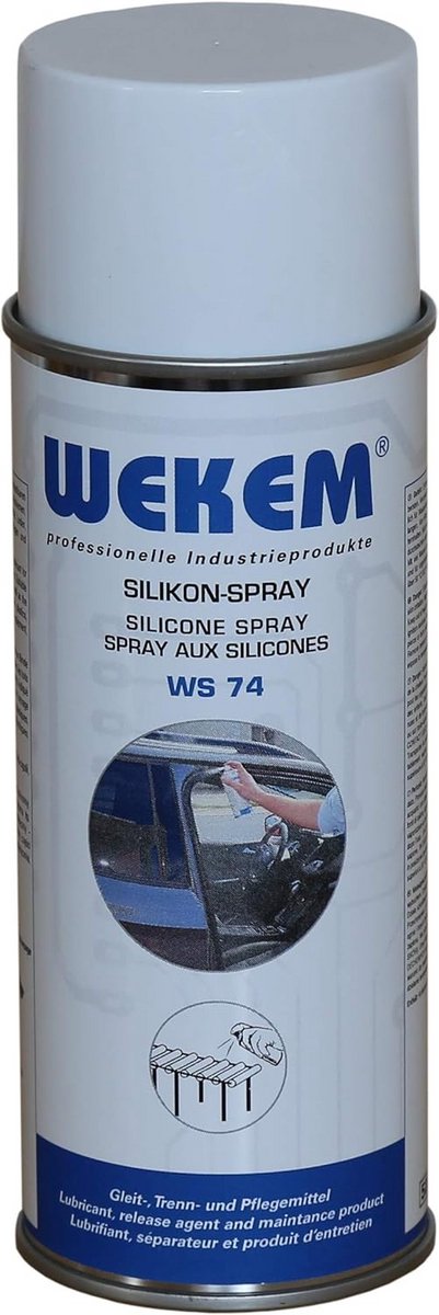 Siliconenspray 3 x 400 ml WS74 - Perfect voor Bescherming en Onderhoud