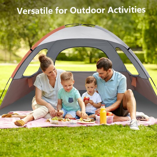 Strandtent met UV-bescherming voor 3-6 personen, incl. draagtas en verlengde vloer van Decathlon — afbeelding 4