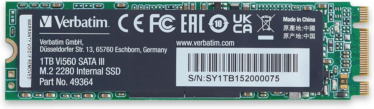 1TB M.2 SSD - Verbeter uw Laptop Prestaties met Snelle 3D NAND Technologie