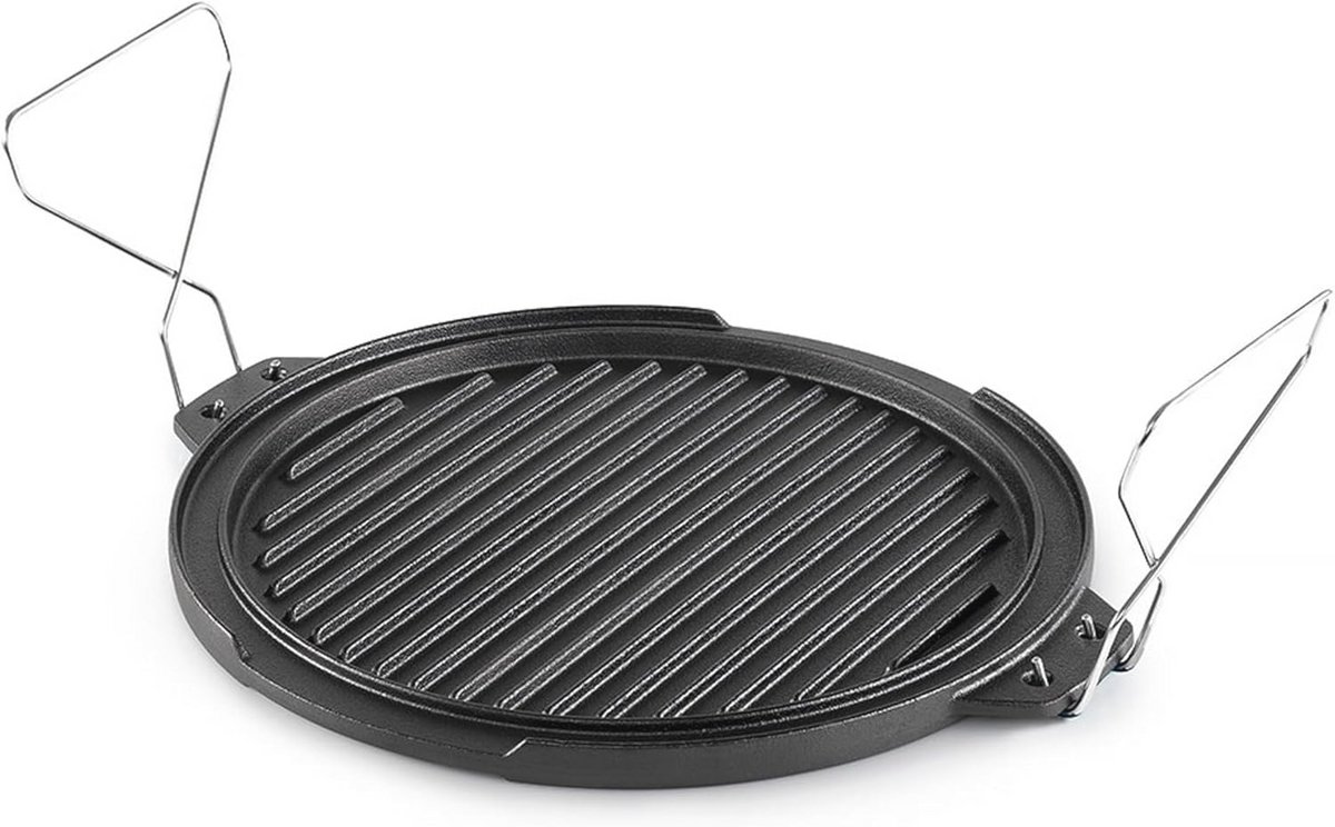 Gietijzeren Grillplaat voor Buiten, Perfect voor Kamperen en Buitengebruik