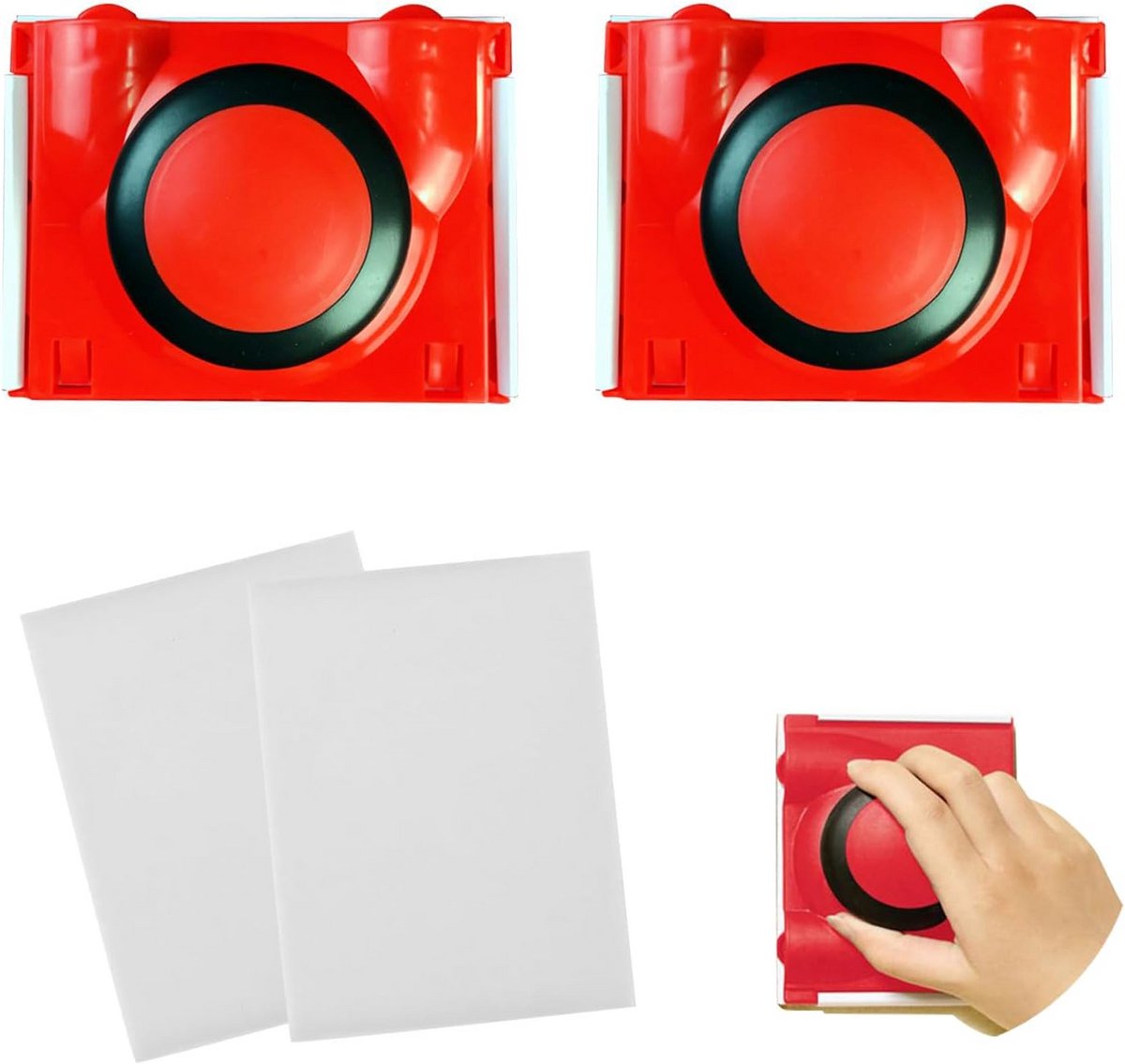 Multifunctioneel verfkantgereedschap set - 2 stuks met vervangende pads