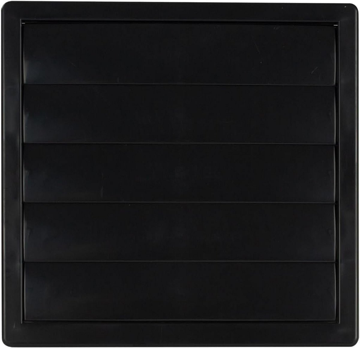 Ventilatierooster lamellenrooster weerbestendig kunststof 170 x 170 mm vierkant Ø 150 mm