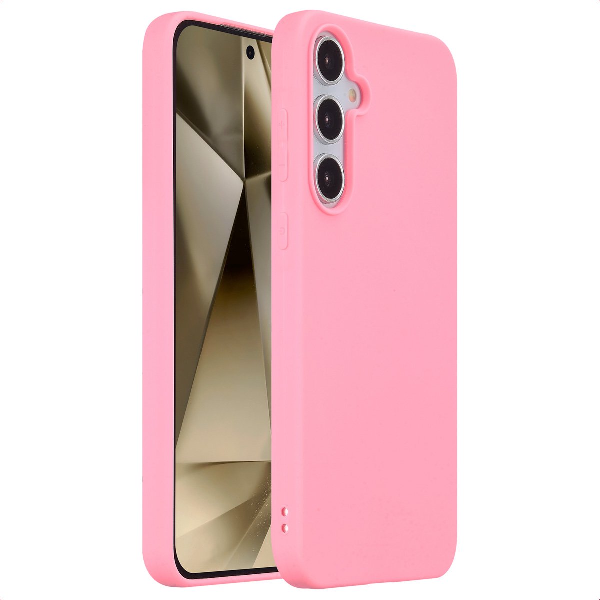 imoshion Hoesje - Geschikt voor Samsung Galaxy A55 (5G) - Color Backcover - Bubblegum Pink