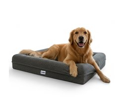 Pebble Orthopedische Hondenmand 88x63 cm Grijs - Teddy Honde