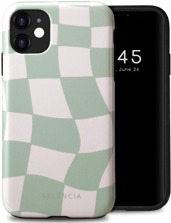 Coque Selencia adaptée à l' iPhone 11 - Selencia Vivid Backcover - Groovy Sage Green